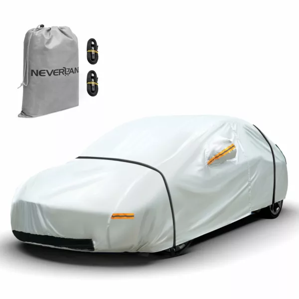 Tesla model y waterproof outdoor car cover 300d heavy-duty all-weather charging port access