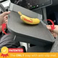 Tesla model y 038 model 3 center console tray organizer anti-slip food 038 storage tray 20202026